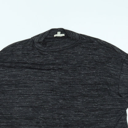 River Island Womens Grey   Cropped T-Shirt Size 10