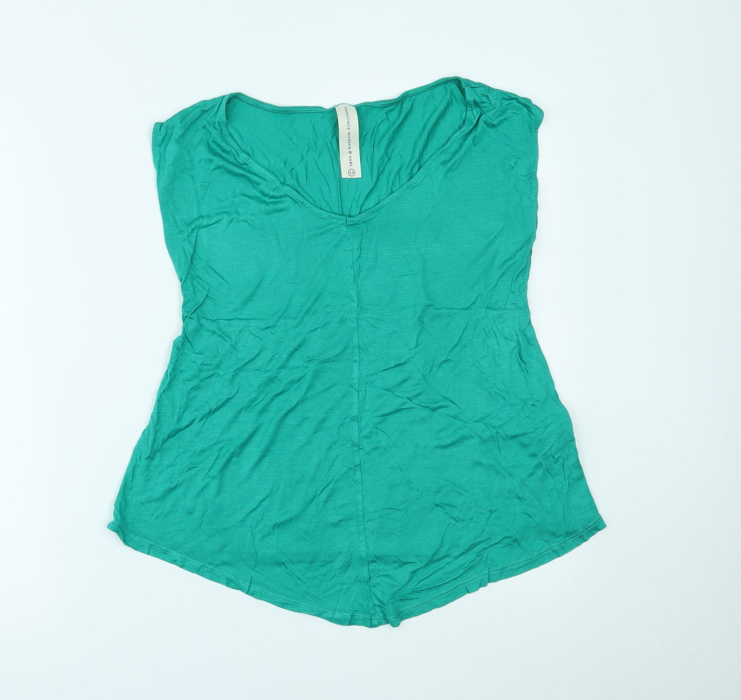 NEXT Womens Green   Basic Blouse Size 10