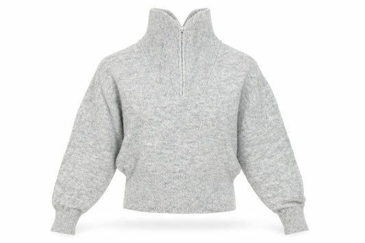 H&M Girls Grey  Knit Pullover Jumper Size XS