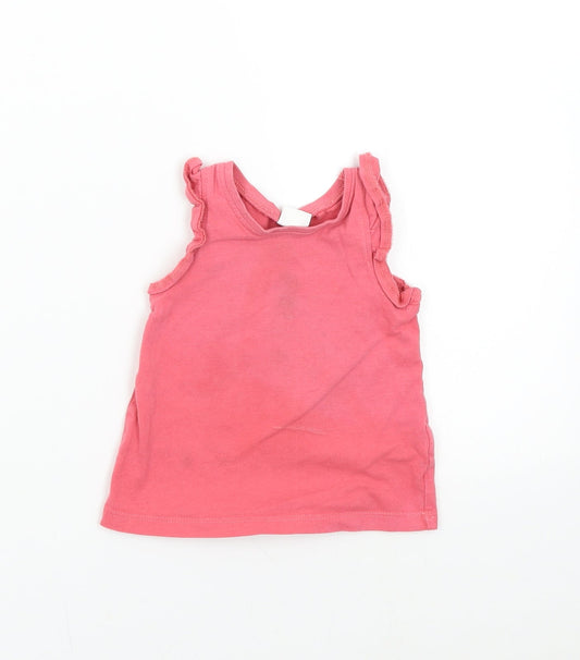 NEXT Baby Pink   Basic Tank Size 9-12 Months