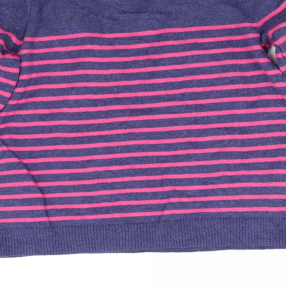 Gap Girls Multicoloured Striped Knit Pullover Jumper Size L  - Heart