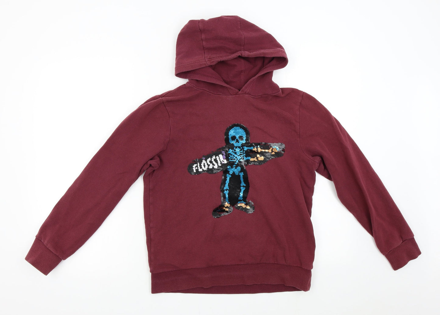 NEXT Boys Red   Pullover Hoodie Size M  - Flossin