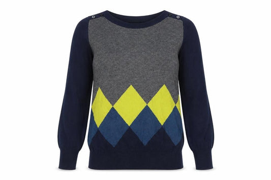 Next Womens Multicoloured  Knit Pullover Jumper Size 8