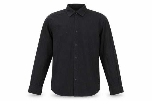 Woolworths Mens Black    Button-Up Size L