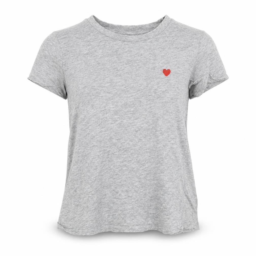 H&M Womens Grey   Basic T-Shirt Size XS  - Heart