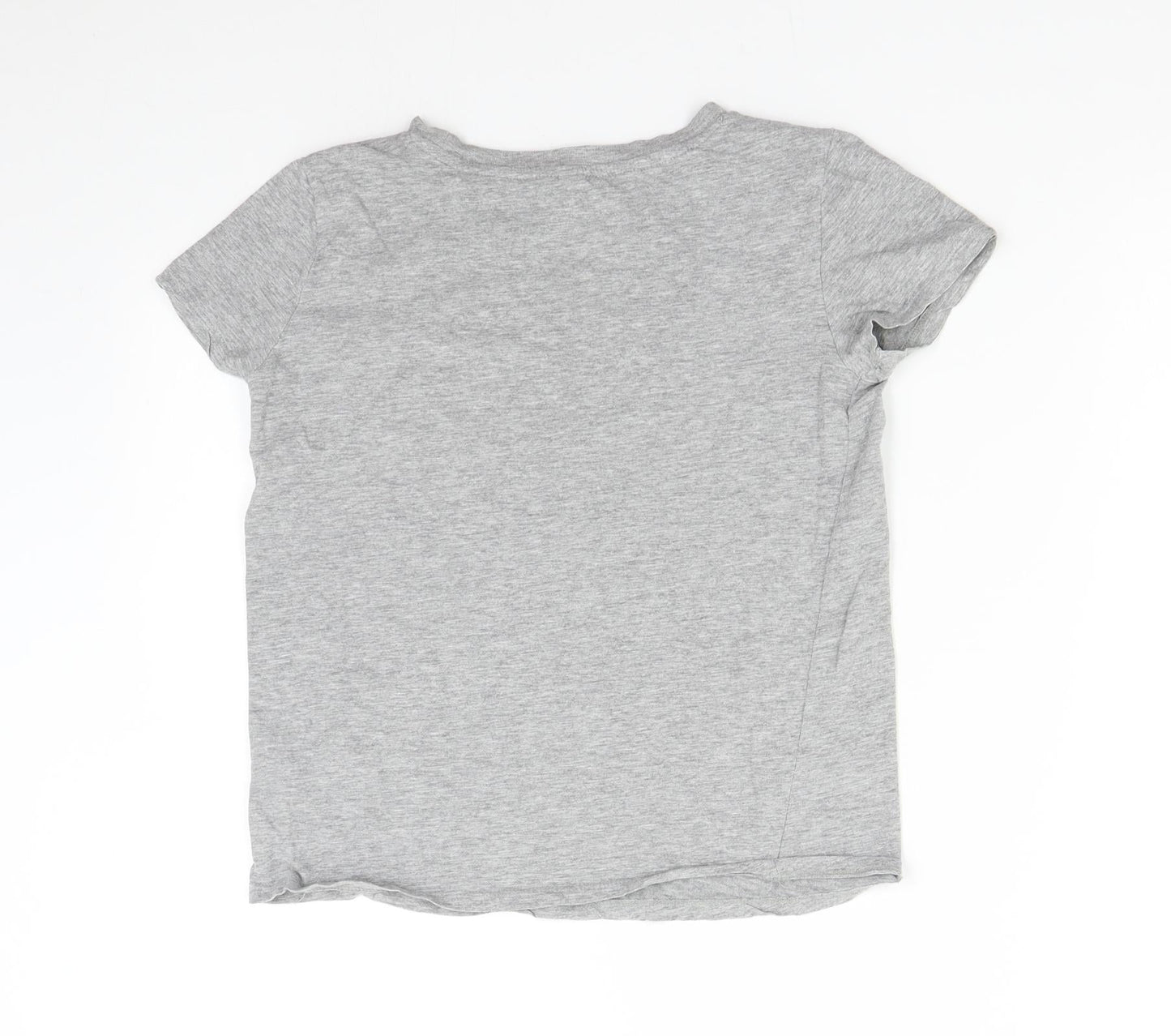 H&M Womens Grey   Basic T-Shirt Size XS  - Heart