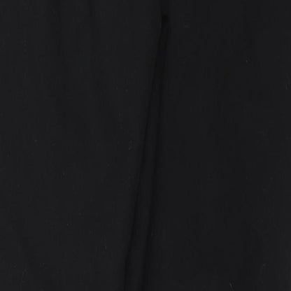 BHS Womens Black   Trousers  Size 8 L28 in