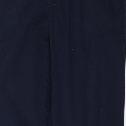 Mango Womens Blue   Capri Trousers Size 38 L28 in