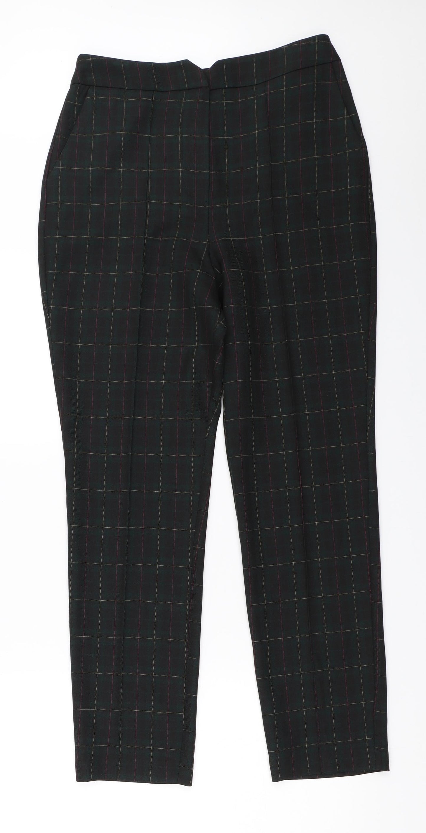 TU Womens Green   Capri Trousers Size 8 L27 in