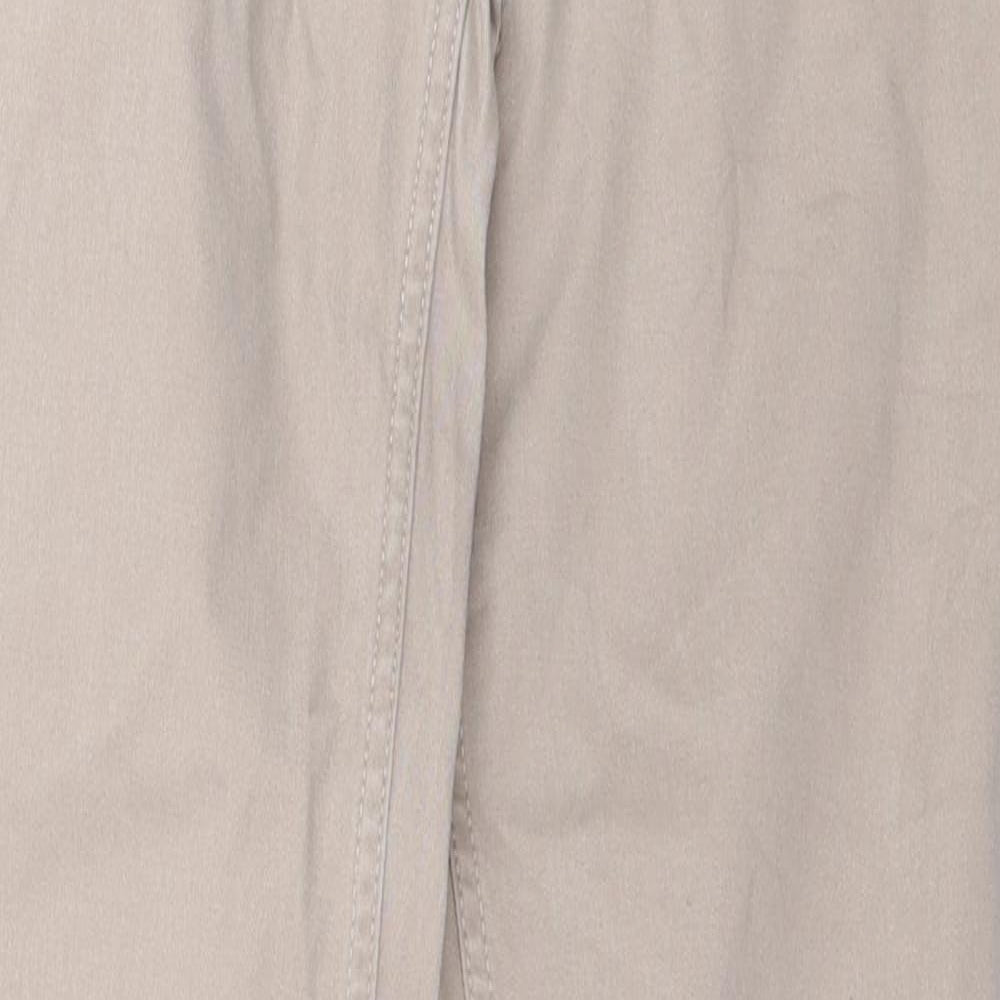 UpFashion Womens Beige   Straight Jeans Size 28 in L32 in