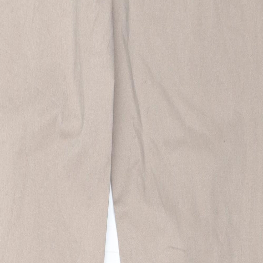 UpFashion Womens Beige   Straight Jeans Size 28 in L32 in