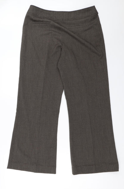 Wallis Womens Brown   Trousers  Size 12 L28 in
