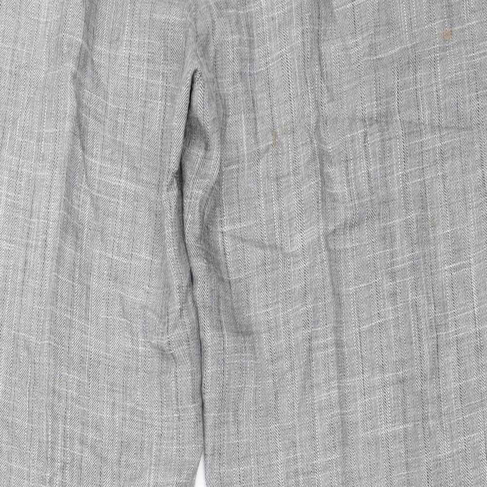 Evie Womens Grey   Trousers  Size 14 L28 in