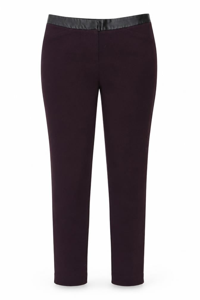 New Look Womens Purple   Trousers  Size 8 L28 in