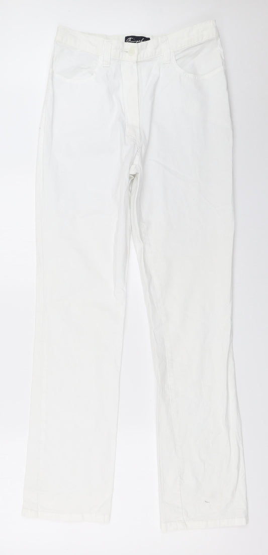 Kingshill Womens White   Trousers  Size 12 L31 in