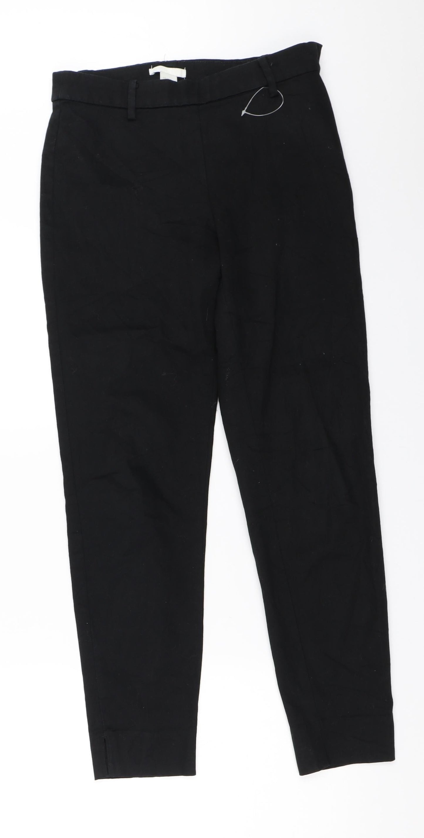H&M Womens Black   Trousers  Size 34 L27 in