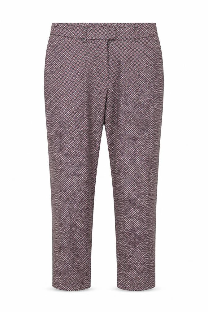 redoute Womens Multicoloured Geometric  Trousers  Size 14 L23 in