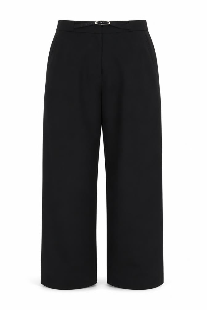 H&M Womens Black   Trousers  Size 12 L29 in