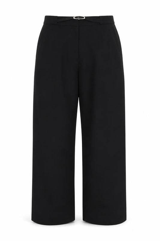 H&M Womens Black   Trousers  Size 12 L29 in