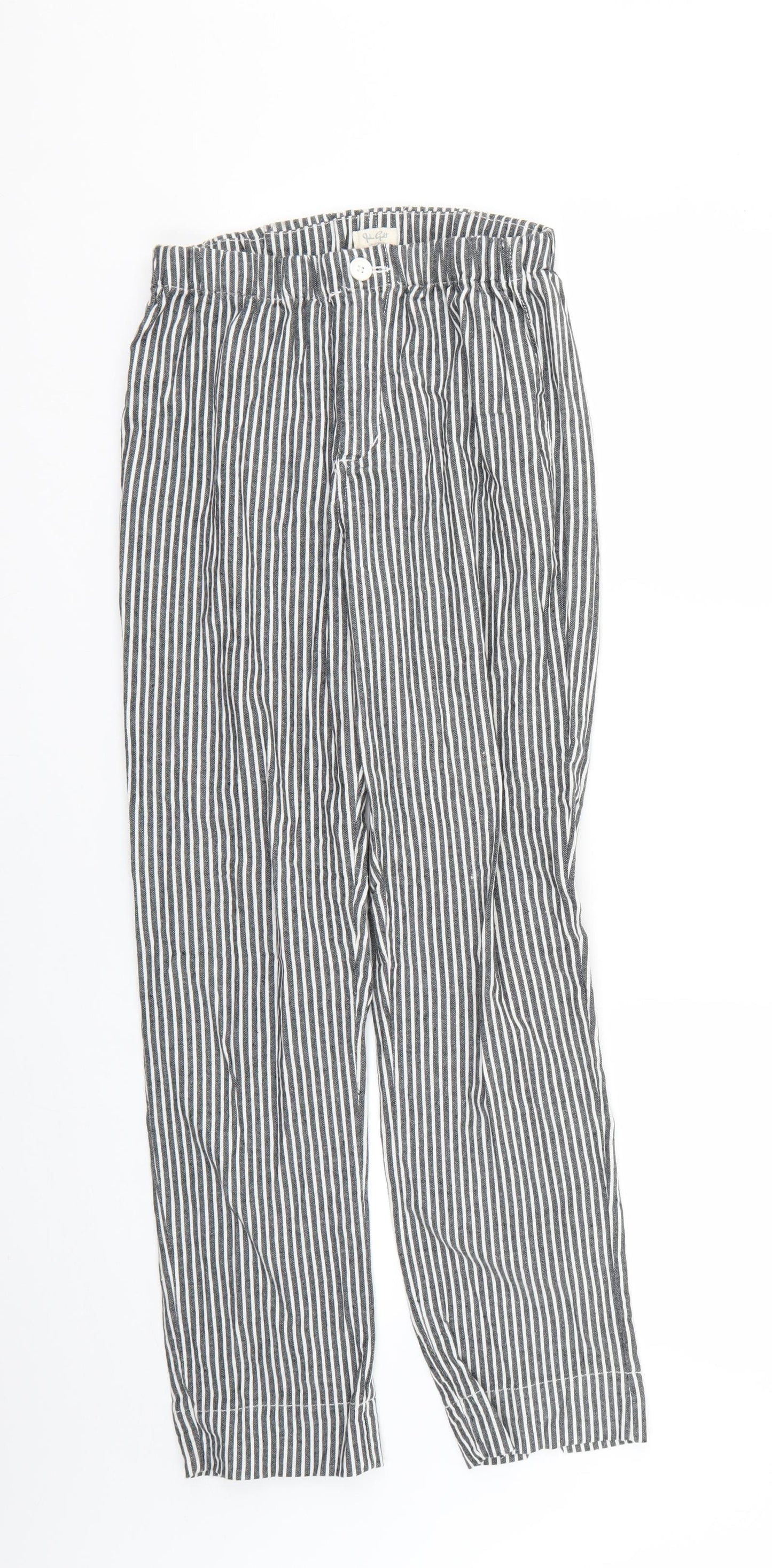 j.galt Womens Grey Striped  Trousers   L23 in