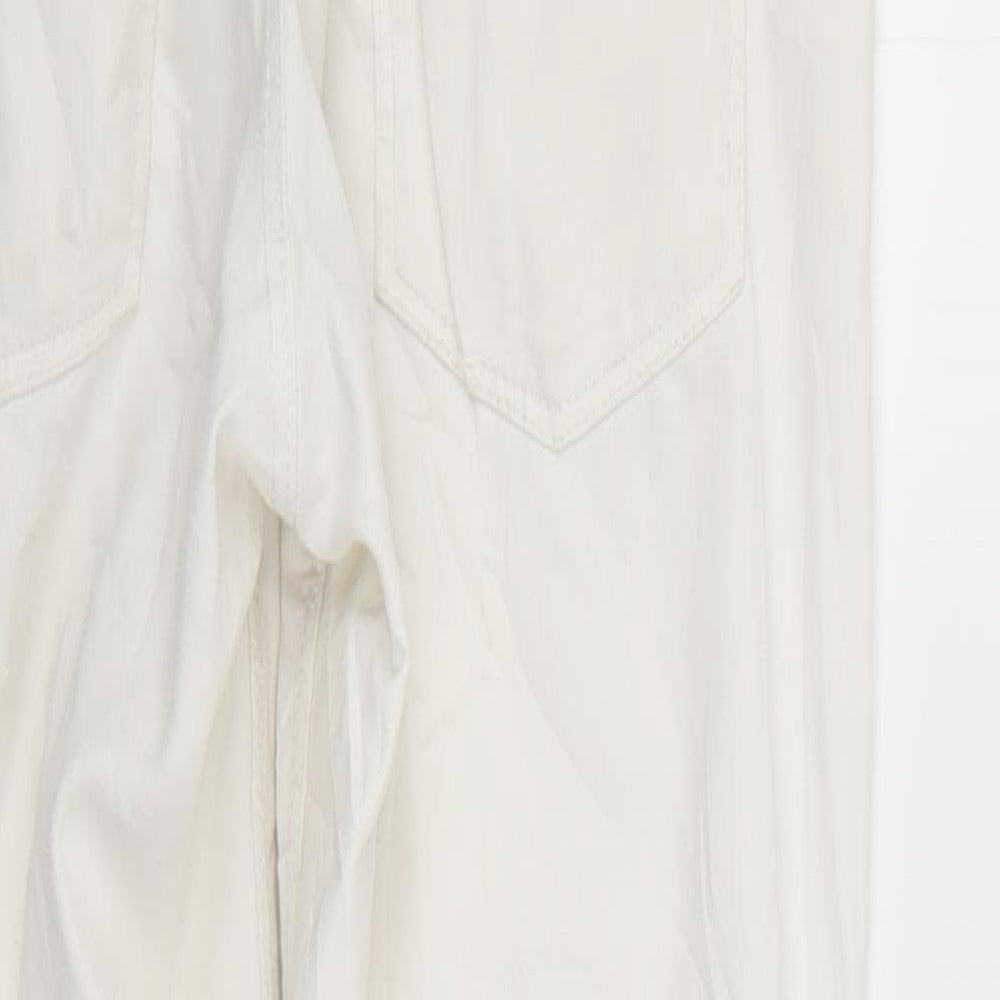 H&M Womens White   Skinny Jeans Size 8 L27 in