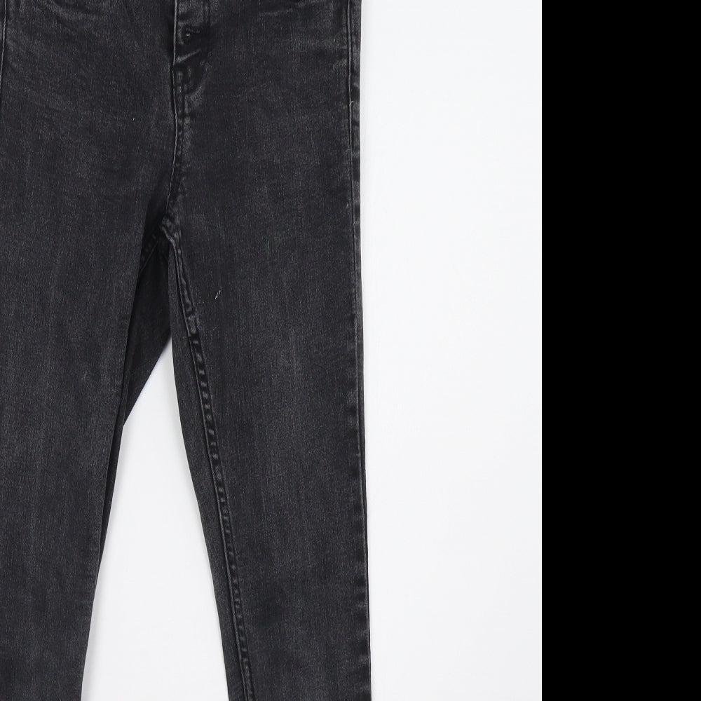New Look Girls Grey  Damask Skinny Jeans Size 12 Years