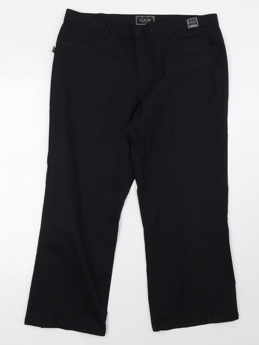 last gasp Womens Black   Trousers  Size 18 L28 in
