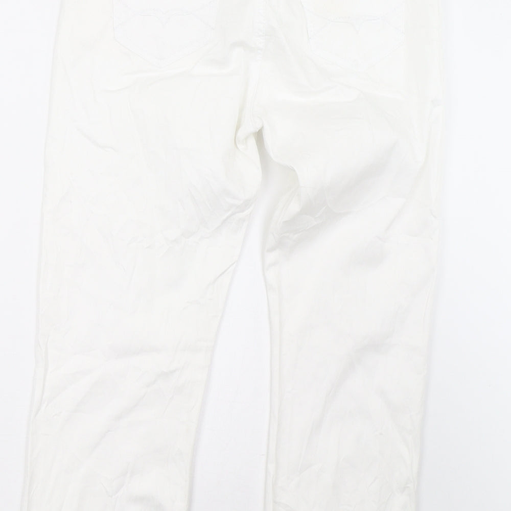 miss cherry Womens White   Trousers  Size 32 L28 in