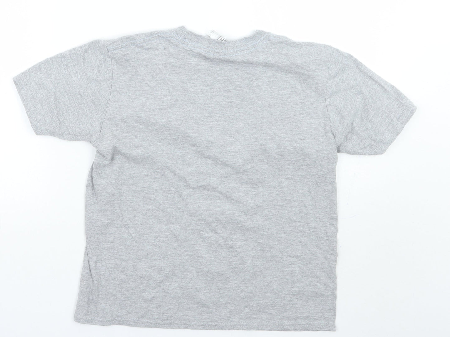 Gildan Girls Grey   Basic T-Shirt Size L