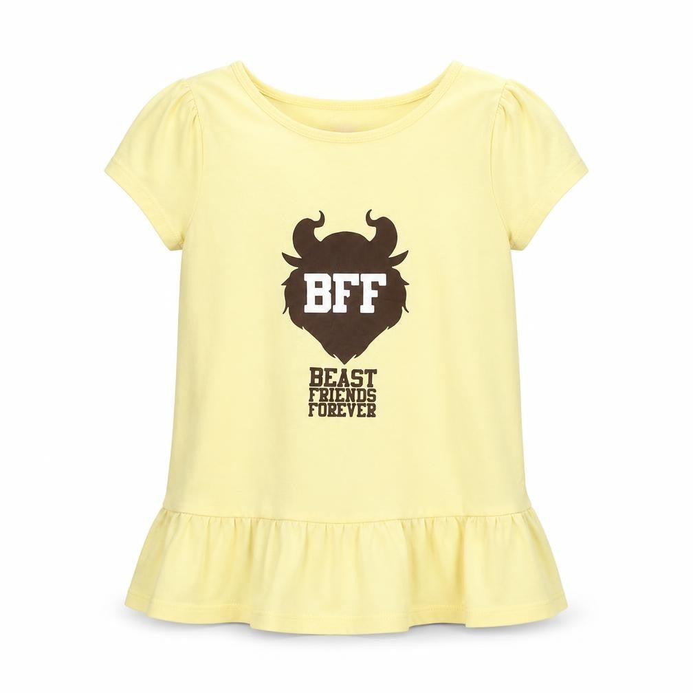 H&M Girls Yellow   Basic T-Shirt Size 9 Years