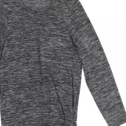 Close-up detail of Roman women’s grey a-line, size UK 12