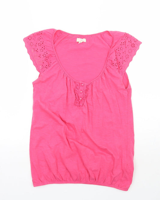 Newlook Womens Pink   Basic T-Shirt Size 8