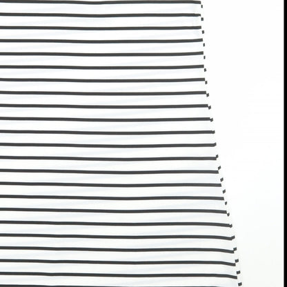 SHEIN Womens White Striped  A-Line  Size S