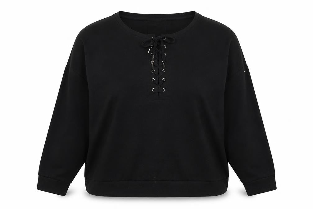 Love To Lounge Womens Black   Pullover Jumper Size 14