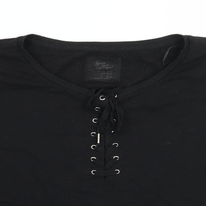 Love To Lounge Womens Black   Pullover Jumper Size 14