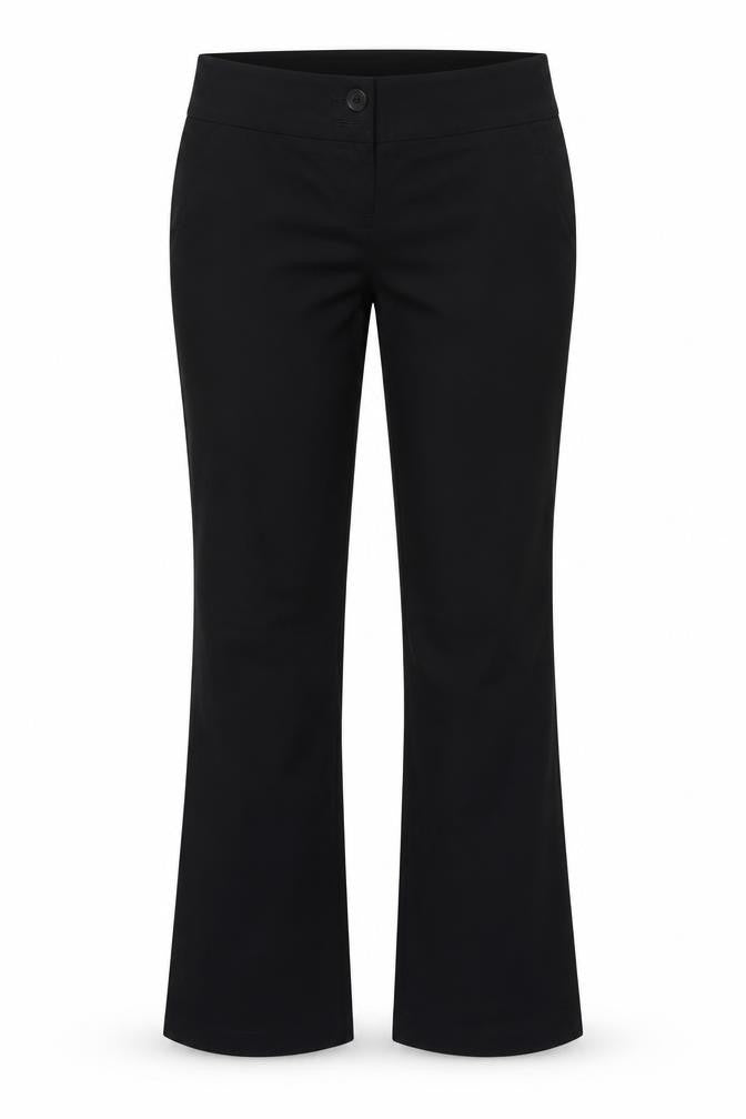 Contempo Womens Black   Trousers  Size 14 L31 in
