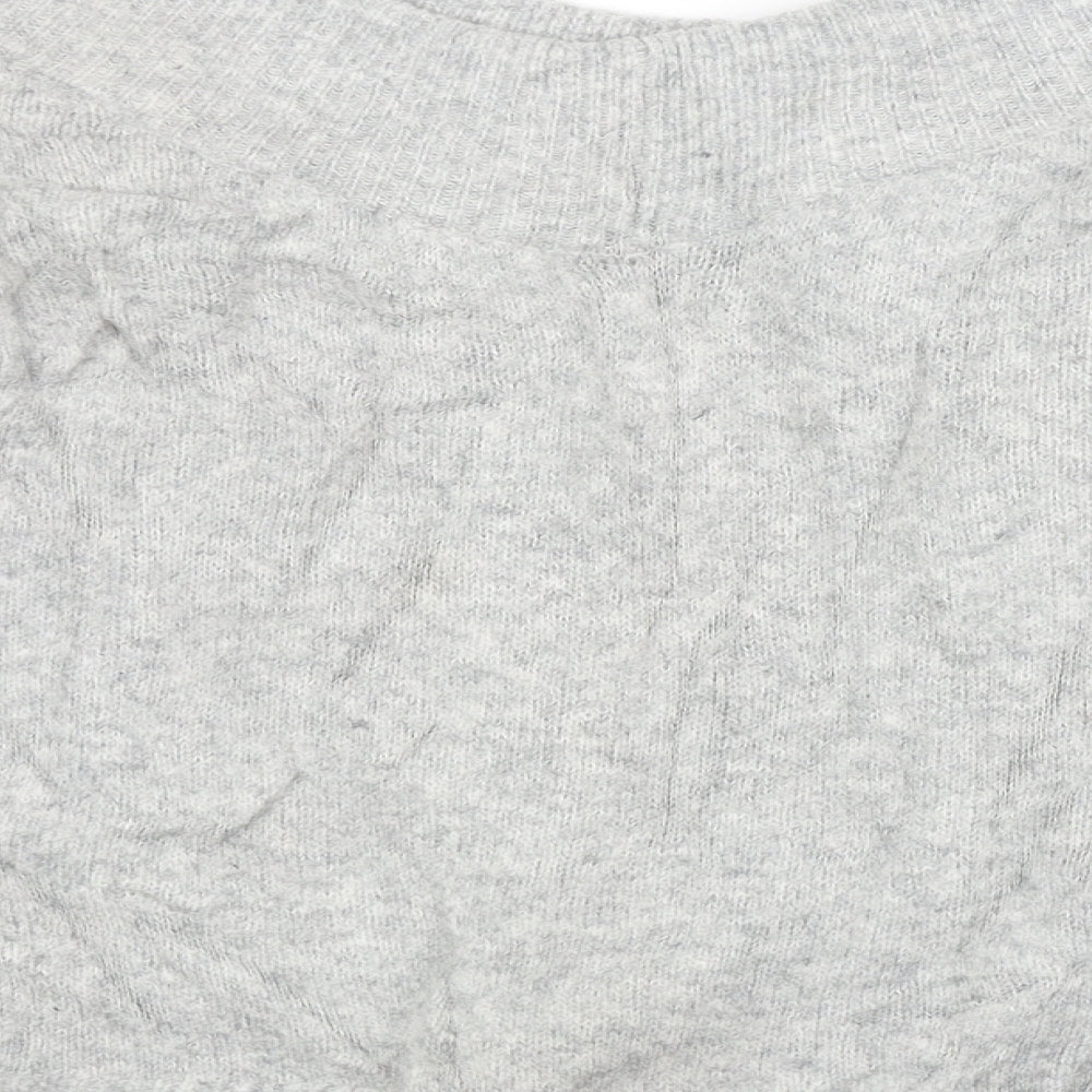 H&M Womens Grey   Pullover Jumper Size M