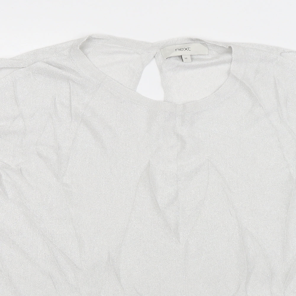 NEXT Womens Silver   Basic Blouse Size 12