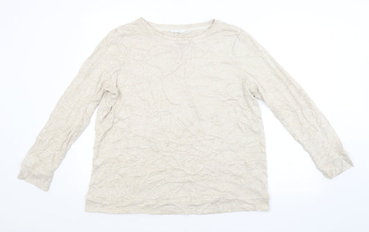 M&S Womens Beige   Pullover Jumper Size 16