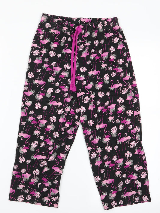 George Girls Pink Animal Print   Pyjama Pants Size 4-5 Years  - Flamingo Graphic