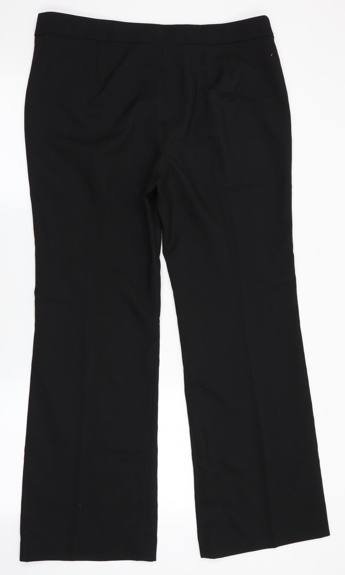 Basics Womens Black   Trousers  Size 14 L30 in