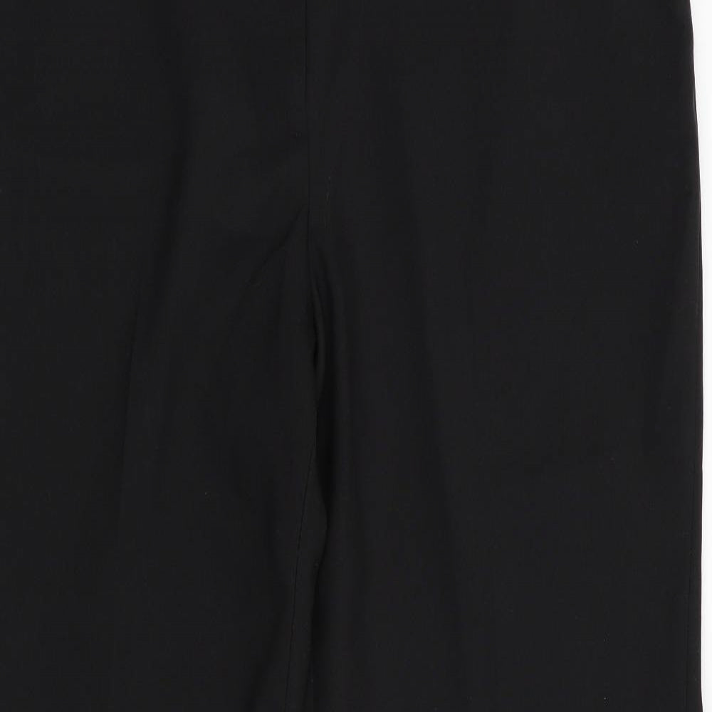 Basics Womens Black   Trousers  Size 14 L30 in