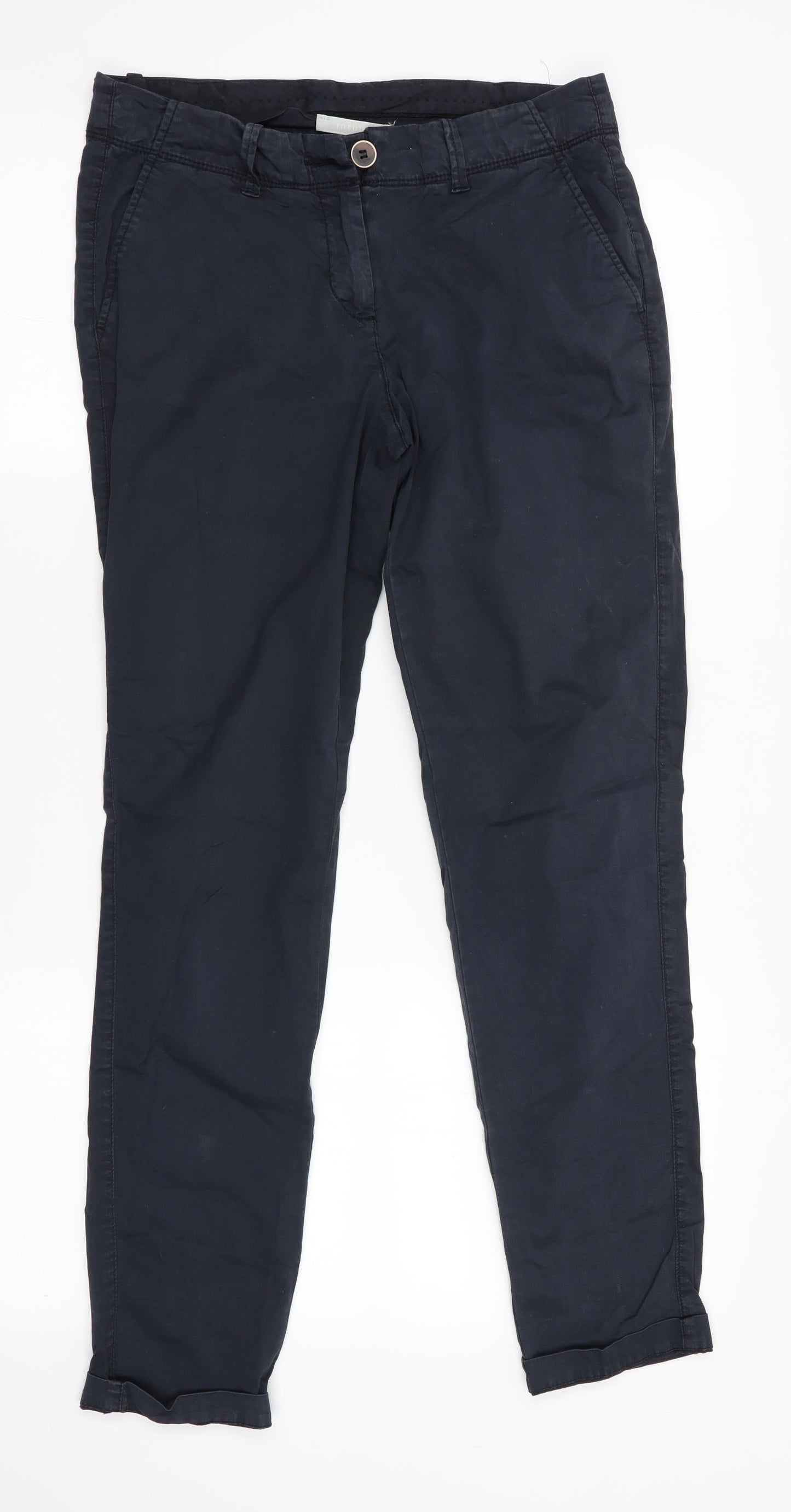 Tntuum Womens Blue   Chino Trousers Size 6 L28 in