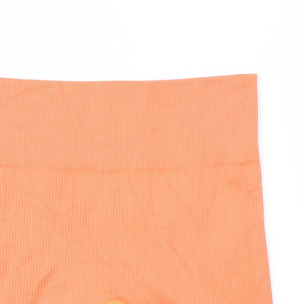 Preworn Womens Orange   Biker Shorts Size M