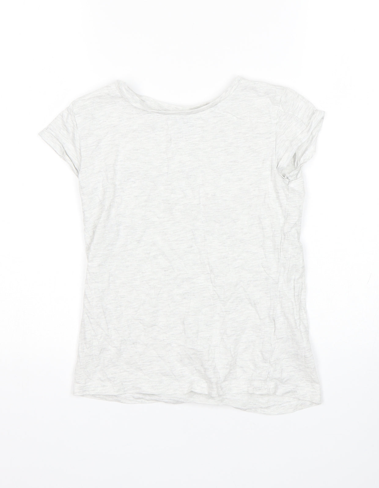 H&M Girls Grey   Basic T-Shirt Size 9-10 Years