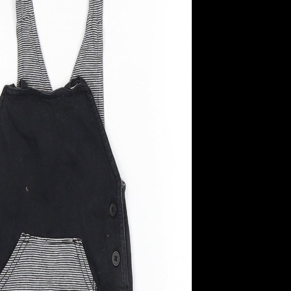 George Boys Black   Dungaree One-Piece Size 3-6 Months