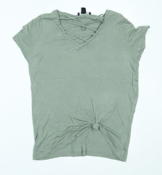 Atmosphere Womens Green   Basic T-Shirt Size 12