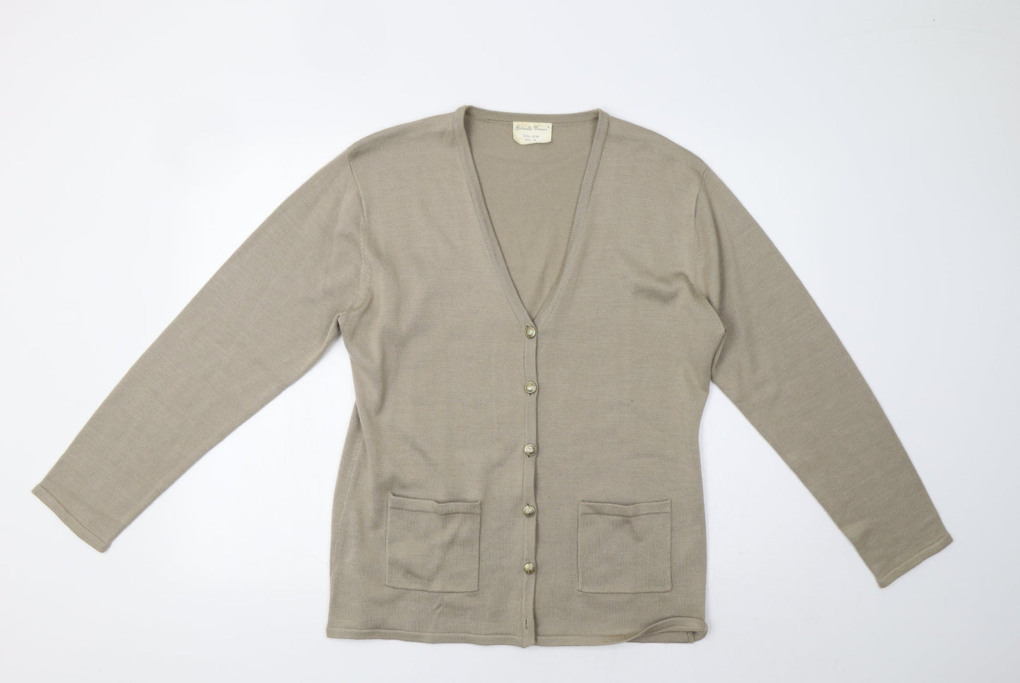 Gabriella Vicenza Womens Beige   Cape Jumper Size 14