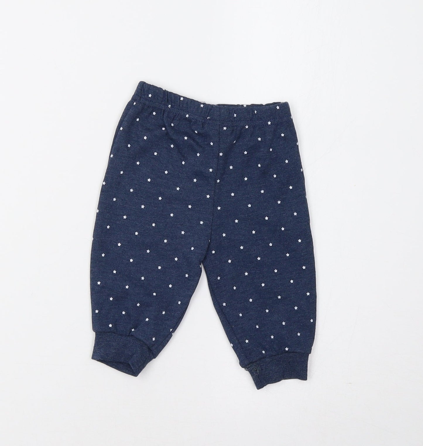 Sterling Baby Baby Blue   Jogger Leggings Size 0-3 Months  - Star Print