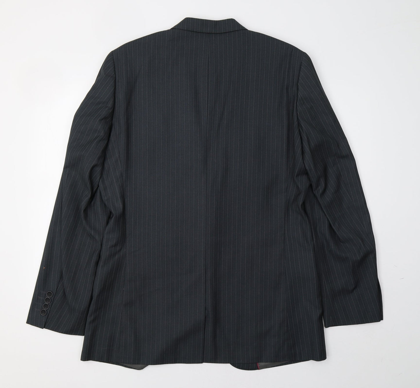 Butler And webb Mens Blue Striped  Jacket Blazer Size 40
